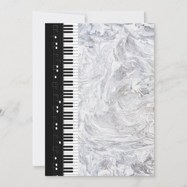 Teclado de piano (Anverso)