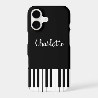 Teclado de piano, cajas blancos y negros del