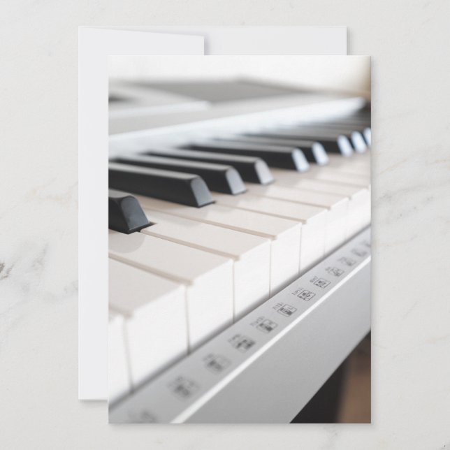 Teclado de piano digital (Anverso)