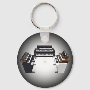 Teclados Antiguos: Modelo 3D: Llavero