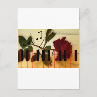 Teclas de música notas arte digital de destino mun