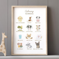 Técnicas De Calabro Niños Posters Decoración De Ha