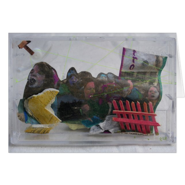 Técnicas mixtas de la huelga K7 1986 del (Anverso (Horizontal))