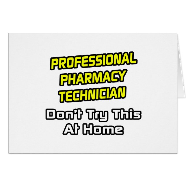 Técnico de Farmacia Profesional .. Chiste (Anverso (Horizontal))