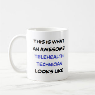 técnico de telesalud, increíble taza de café