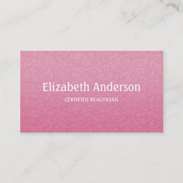 Técnico en Belleza Certificado con Textura Rosa (Anverso)