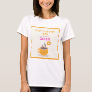 Tecnología linda de la diálisis y camiseta de la
