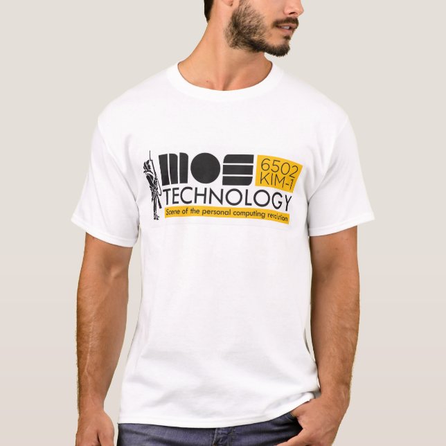Tecnología MOS 6502 y camiseta Kim-1 (Anverso)