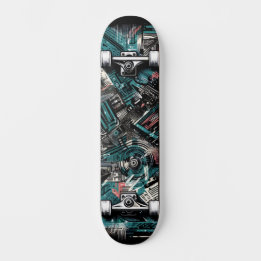 Tecnología Retro-Futurista Tabla de Skate Street A