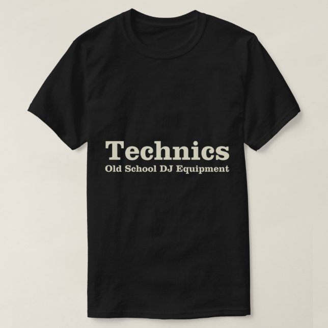 Tecnologías de la vieja escuela camiseta esencial (Diseño del anverso)
