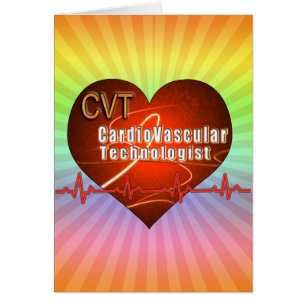 Tecnólogo cardiovascular del LOGOTIPO del CORAZÓN