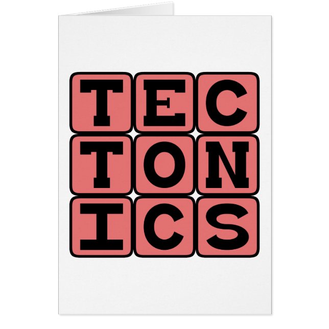 Tectónica, concepto geológico (Frente)