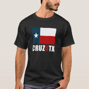 Ted Cruz para la camiseta oscura de Tejas Cruz4TX