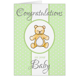 Tedde de ducha de bebé de época