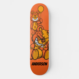 Teddies Naranjas personalizados para skateboard