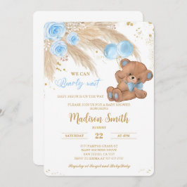 Teddy Baby Shower Invitaciones