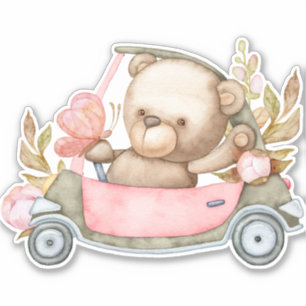 Teddy Bear Baby Bear Cute Animal Pegatina