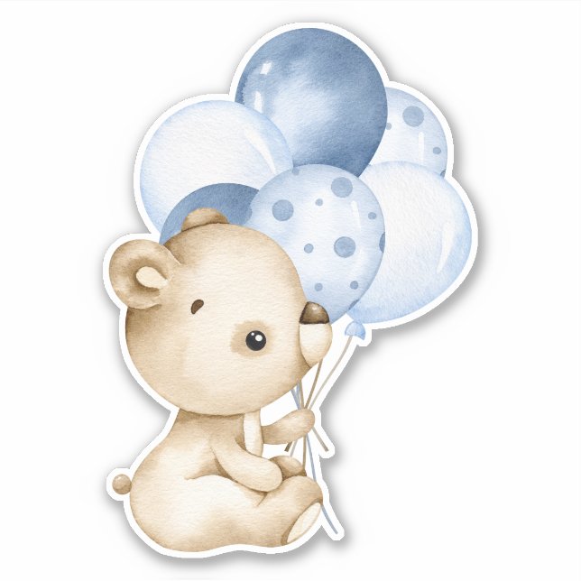 Teddy Bear Baby Bear Cute Animal Pegatina (Anverso)