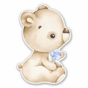 Teddy Bear Baby Bear Cute Animal Pegatina