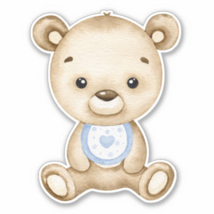 Teddy Bear Baby Bear Cute Animal Pegatina