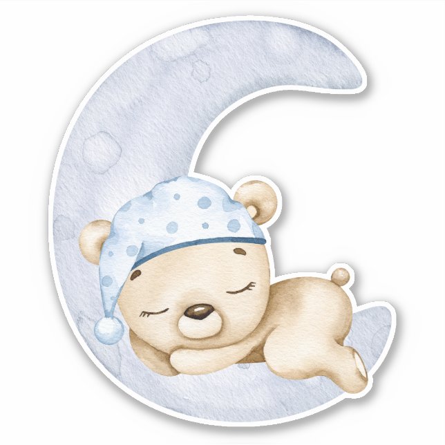 Teddy Bear Baby Bear Cute Animal Pegatina (Anverso)
