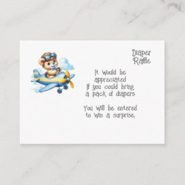Teddy Bear Baby Diaper raffl tarjeta de gabinete