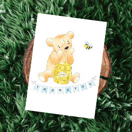 Teddy Bear Baby Shower Boy Gracias