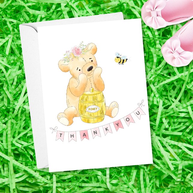 Teddy Bear Baby Shower Gracias (Subido por el creador)