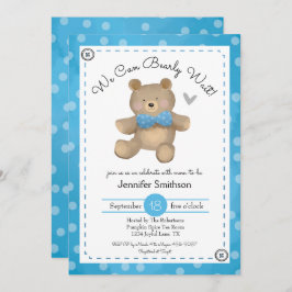 Teddy Bear Baby Shower Invitaciones