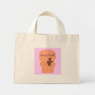 Teddy Bear en la silla, cosas de Amys, bolsas de l
