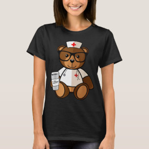 Teddy Bear Enfermería de enfermería camiseta para 