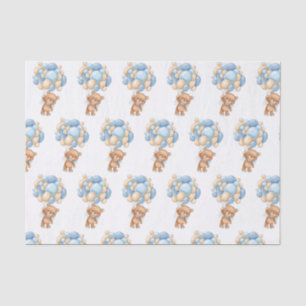 Teddy Bear Globos Papel Tejido Baby Shower