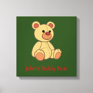Teddy Bear impresión personalizada de lienzo