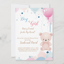 Teddy Bear: Invitación a revelar género