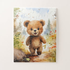 Teddy Bear Jigsaw rompecabezas estilo libro de his