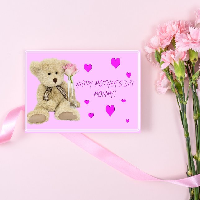 Teddy Bear mi tarjeta de felicitación feliz Día de (Subido por el creador)