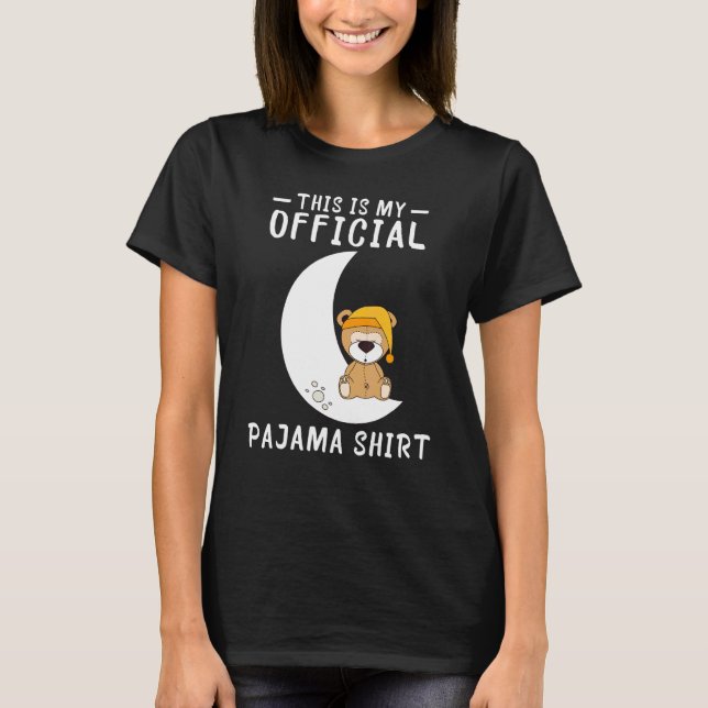 Teddy Bear Pajamas Pajamas Pajamas Top (Anverso)