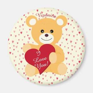 Teddy Bear "¡Te Amo!" Imán