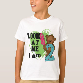 Teddy Bear Tengo 2 camisetas de cumpleaños y regal