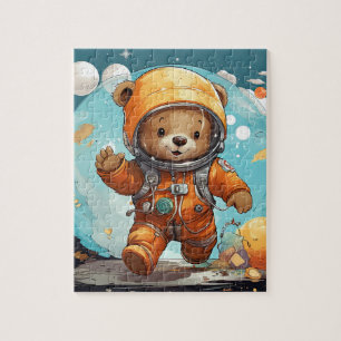 Teddy Bear va al espacio, rompecabezas - rompecabe