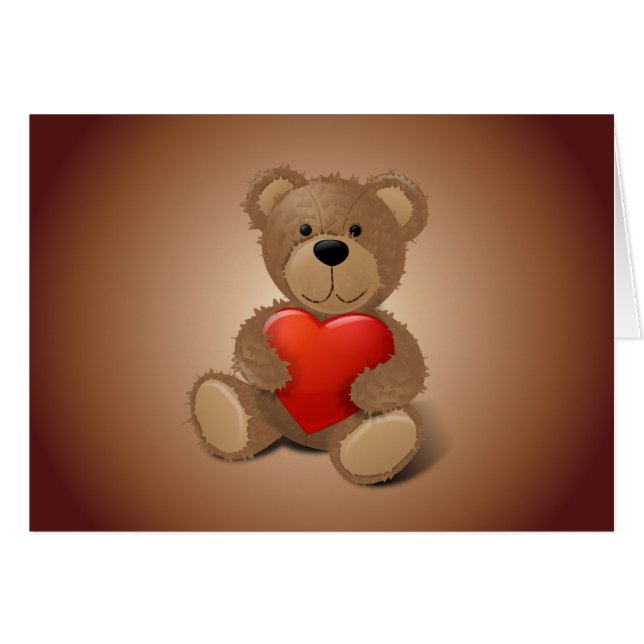 Teddy Bear Valentine (Anverso (Horizontal))