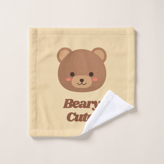 Teddy Bear Wash Cloth (Toallita)