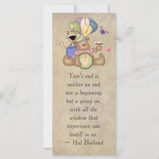 Teddy celebra el Año Nuevo (Anverso)