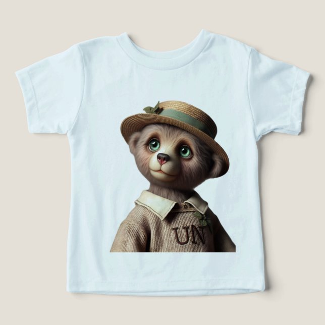 Teddy con un viejo suéter, Vintage   (Diseño delantero )