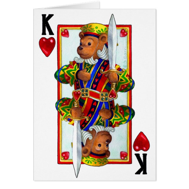 Teddy Oso Rey de Corazones (Frente)