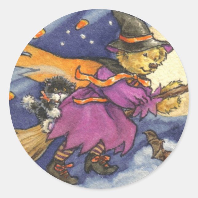 Teddy Witch Pegatina (Anverso)