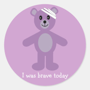 Teddy y Bandage, fui Pegatinas valientes de Lilac