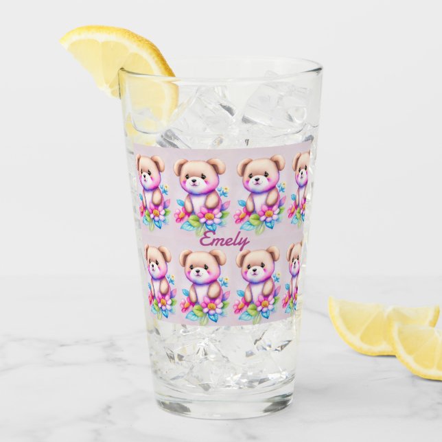 Teddybär Wasserfarben Pastell (Anverso (hielo))