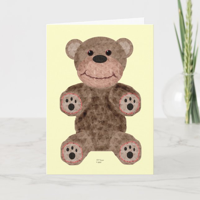 Teddybear - tarjeta de felicitación (Anverso)
