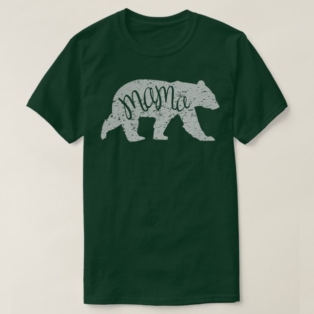 Tee2066: La gráfica de la camiseta de Mama Bear (Diseño del anverso)